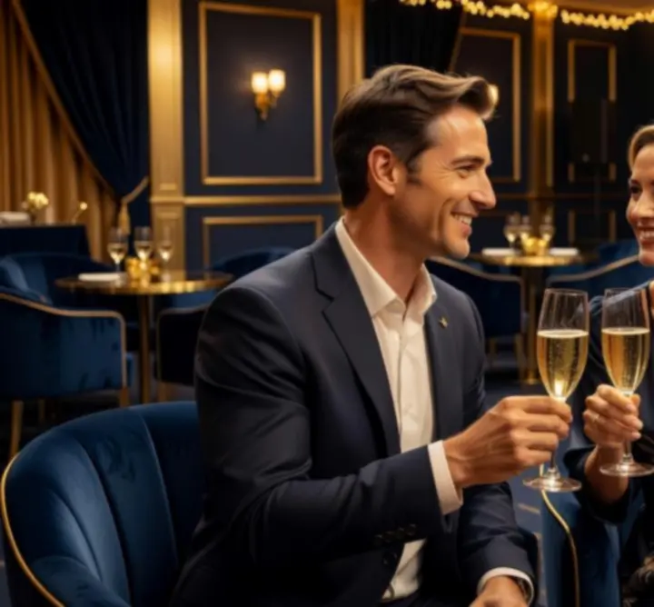 Goście bawiący się w eleganckiej, luksusowej atmosferze eventu