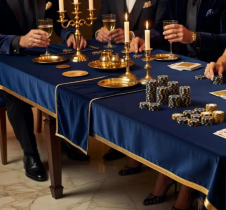 Eleganckie stoły rozrywkowe w stylu kasyna